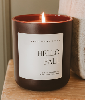 Hello Fall 15 oz Candle