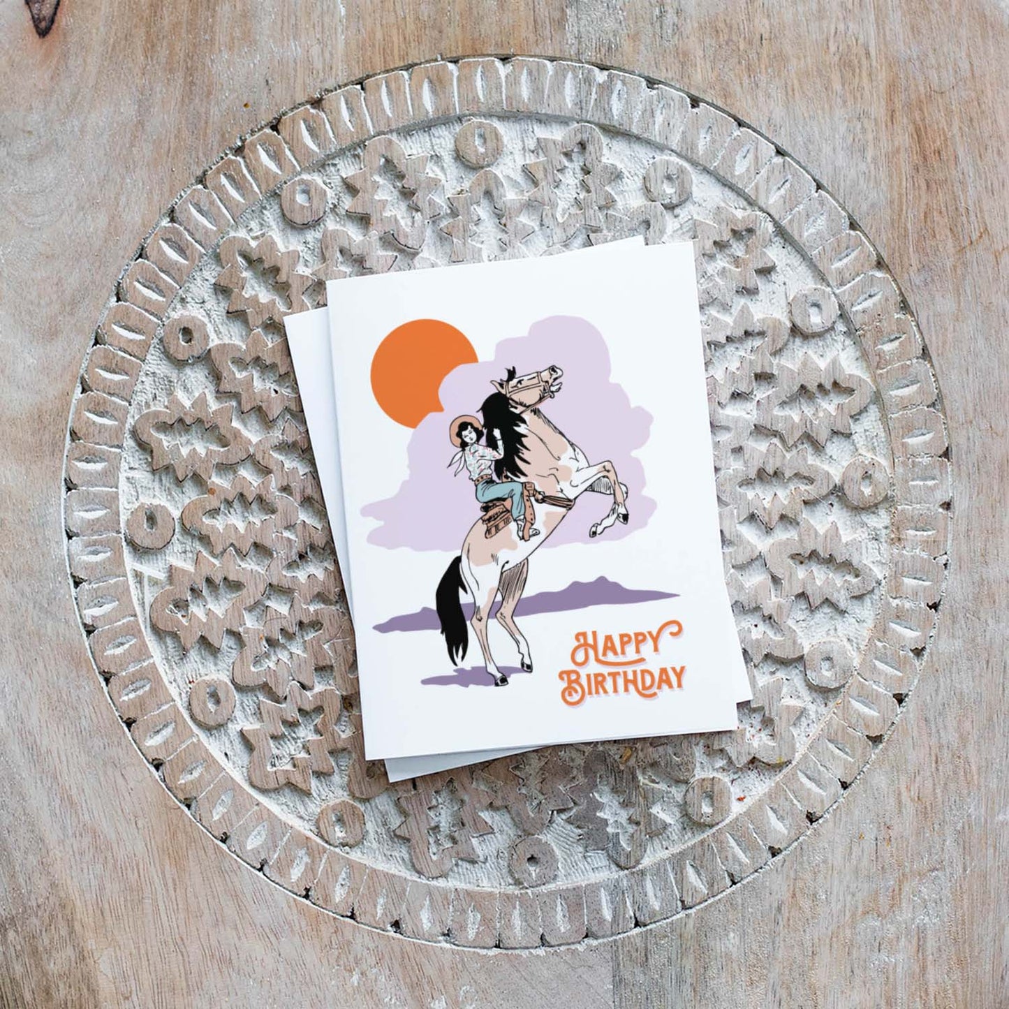 Cowgirl Birthday Card