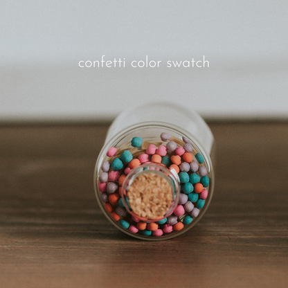 Apothecary Matches: Color Tip Jar Matchsticks: Confetti