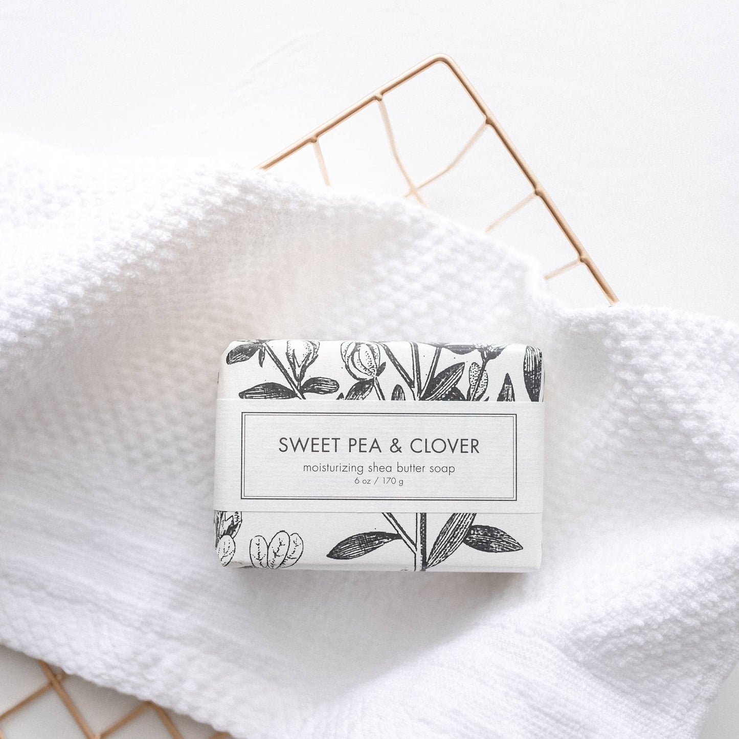 Sweet Pea & Clover Shea Butter Soap - Bath Bar