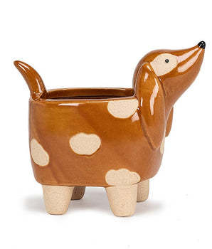 Small Dog on Legs Planter