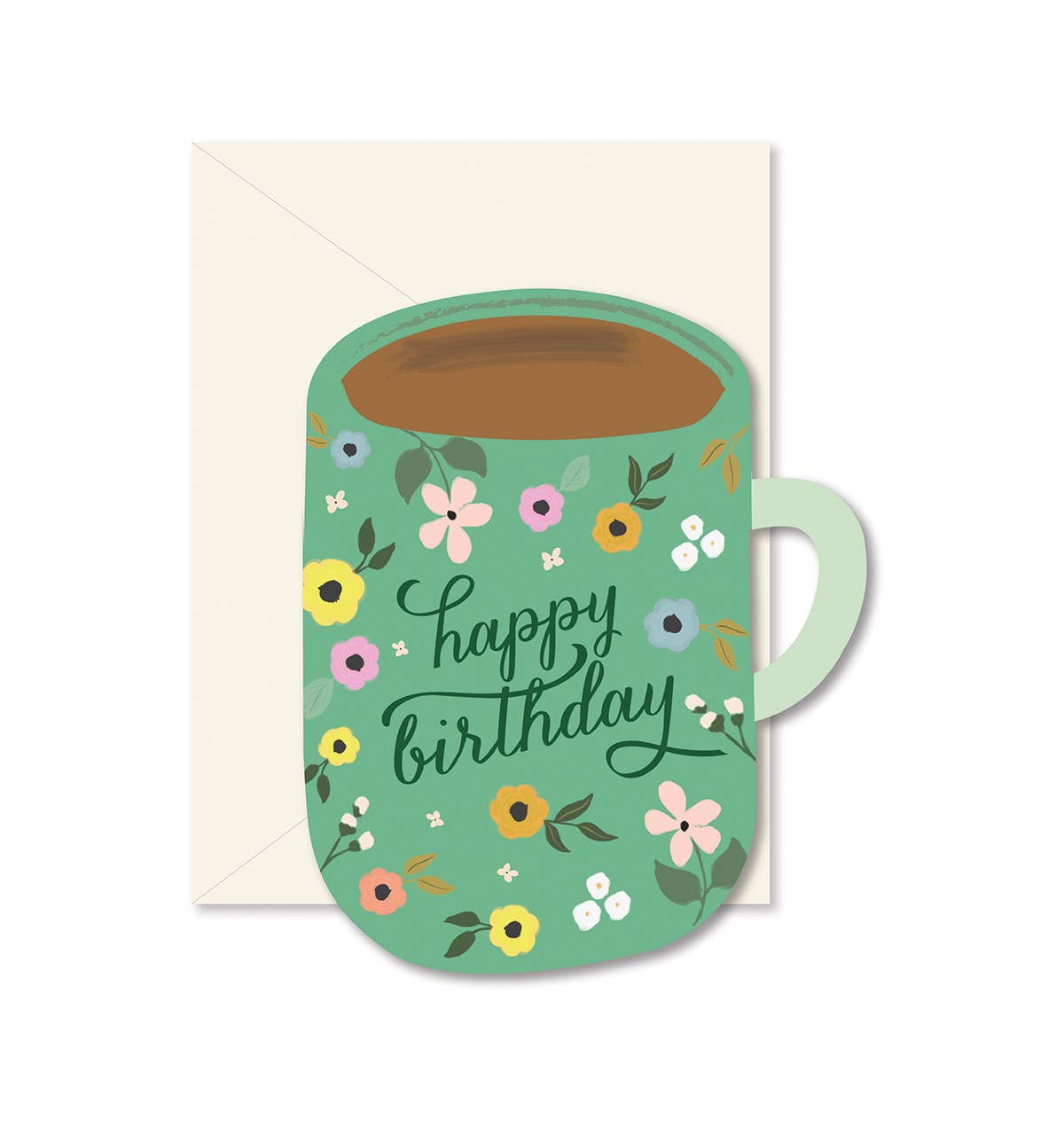 Birthday Coffee Mug Greeting Card