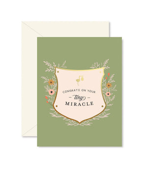 Tiny Miracle Baby Greeting Card