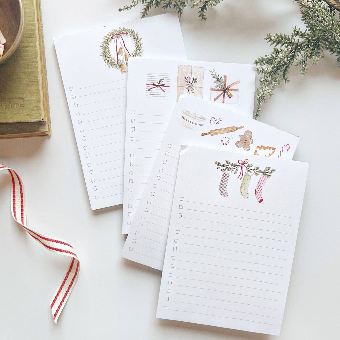 Christmas checklist notepad: Christmas sweets