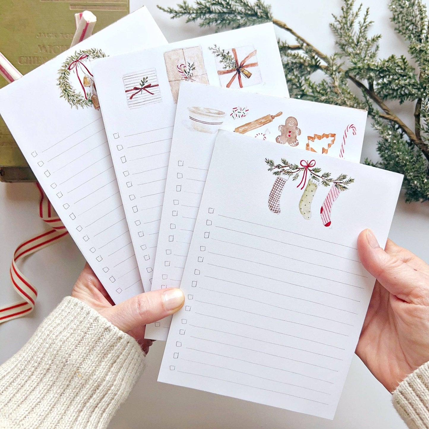 Christmas checklist notepad: Christmas sweets