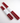 Dipped Beeswax Taper Candles: Berry Red