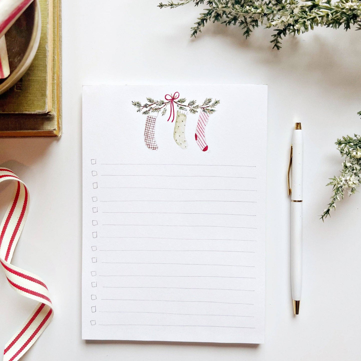 Christmas checklist notepad: Christmas sweets