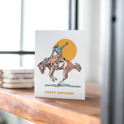 Cowboy Birthday Card