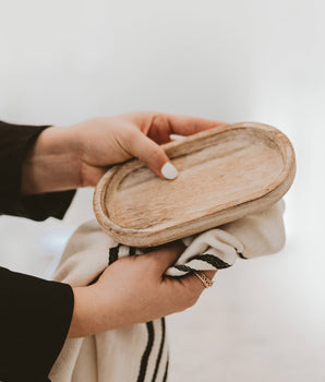 Small Rustic Wood Tray