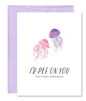 I'd Pee On You Greeting Card