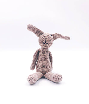 Handmade Bunny Baby Rattle