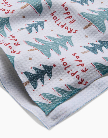 Berry Happy Holidays Tea Towel