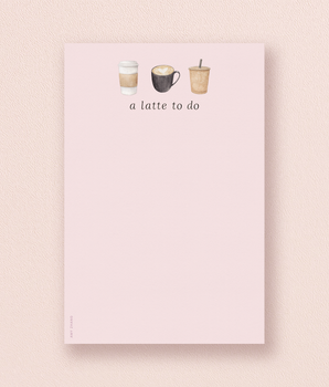 A Latte To Do Notepad