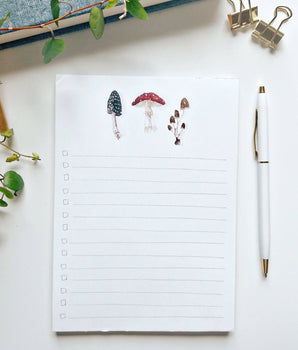 Mushroom Checklist Notepad