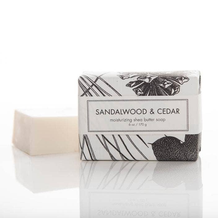 Sandalwood & Cedar Shea Butter Soap - Bath Bar