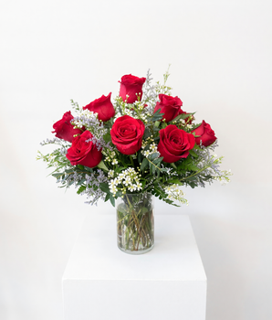 Roses Are... In a Vase