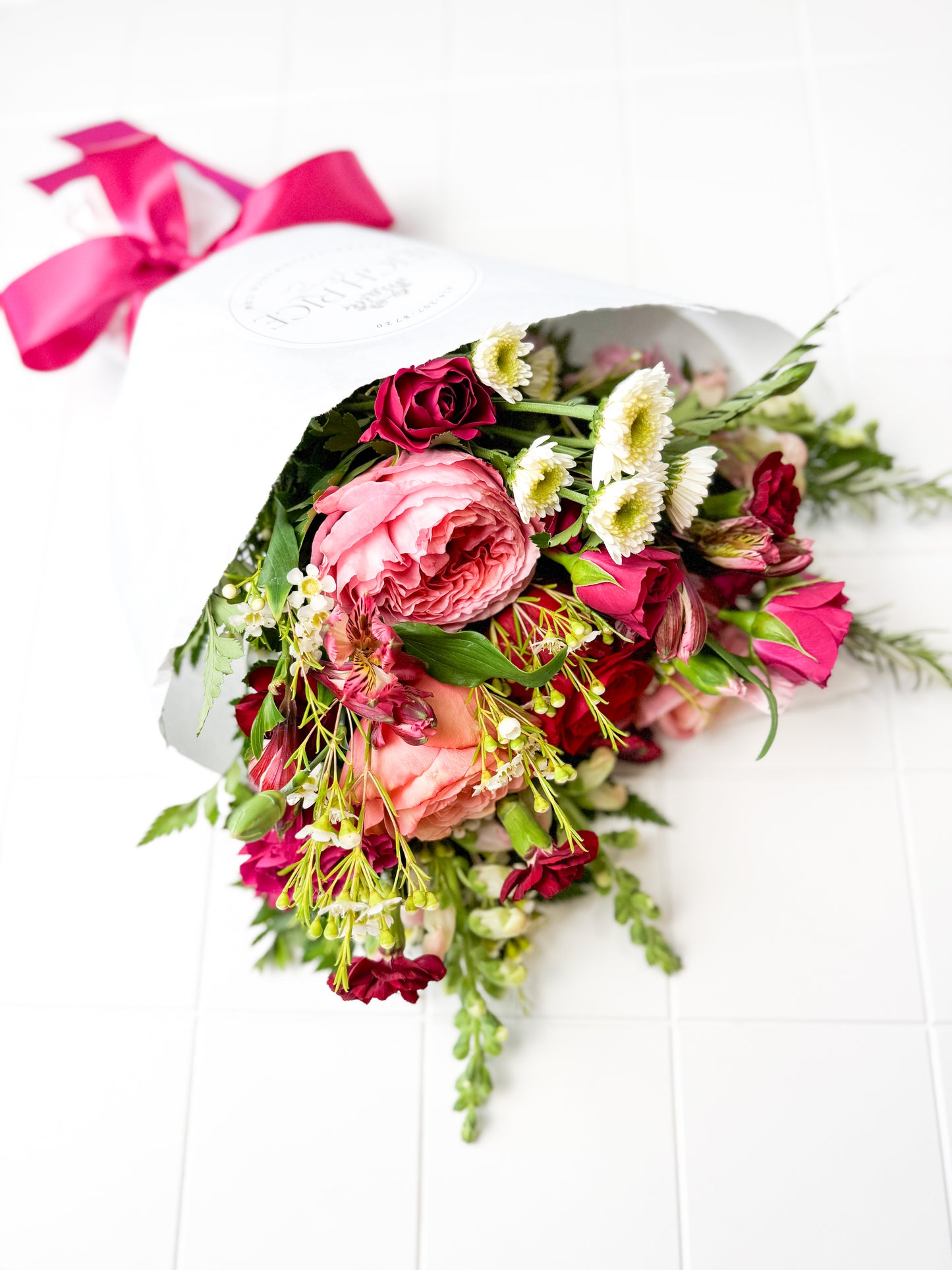 Sweetheart Wrapped Flowers