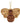 Gold Bee Bead Ornament