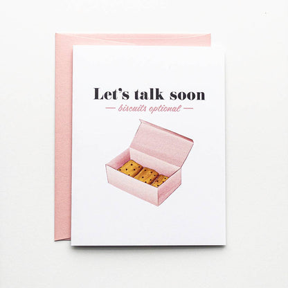 Let's Talk Soon Greeting Card