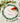 Very Merry Round Stoneware Platter