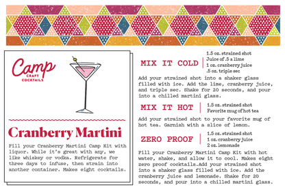 Cranberry Martini Cocktail Kit