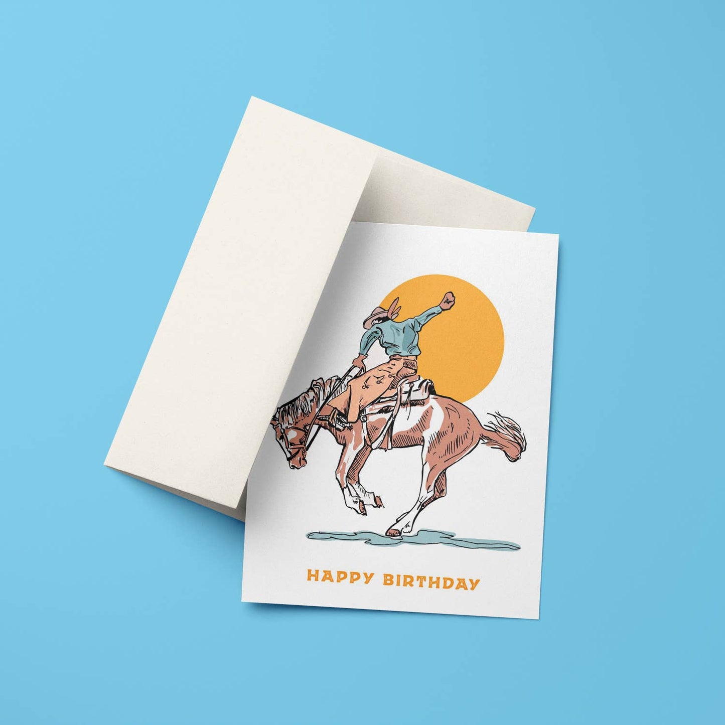 Cowboy Birthday Greeting Card