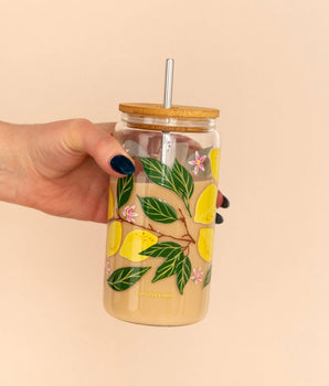 Lemon Grove Glass Can