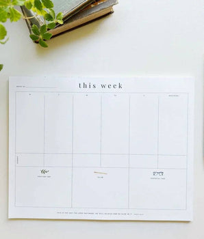 Weekly Planner Notepad