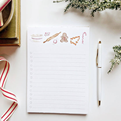 Christmas checklist notepad: Christmas sweets