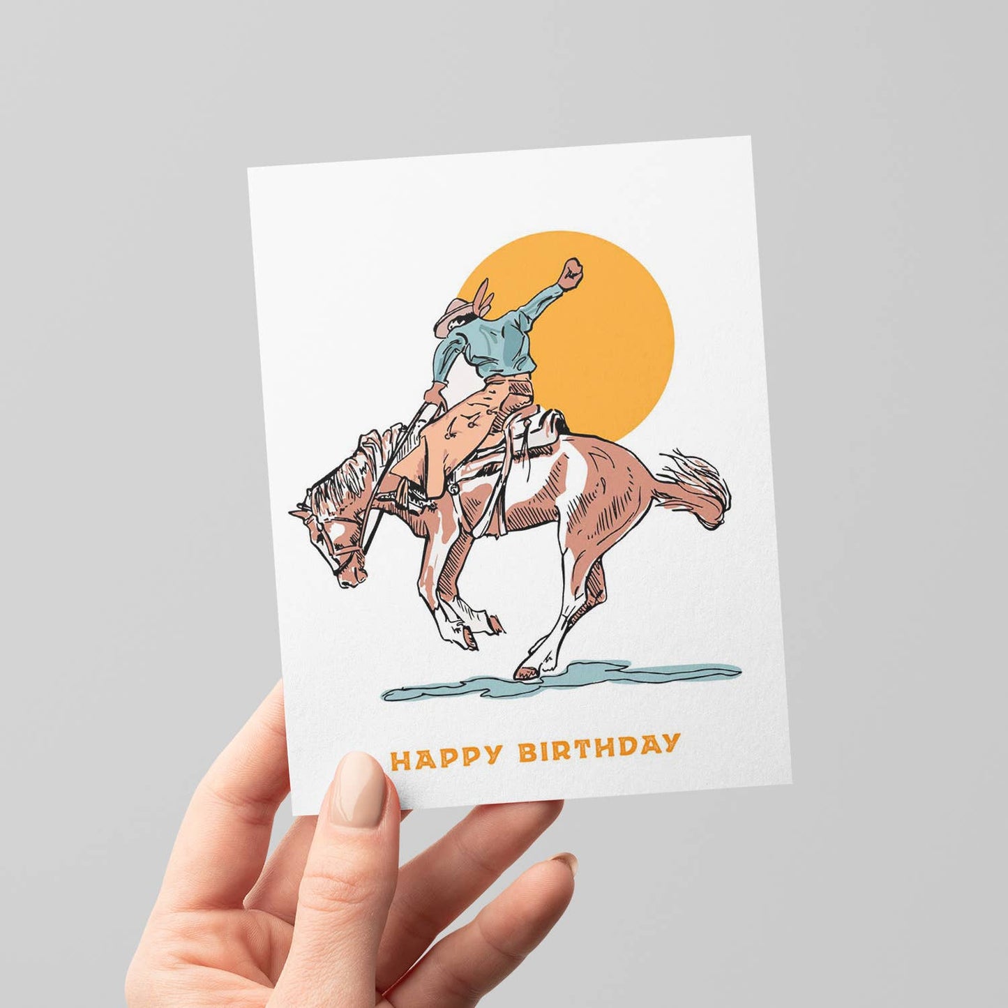 Cowboy Birthday Greeting Card