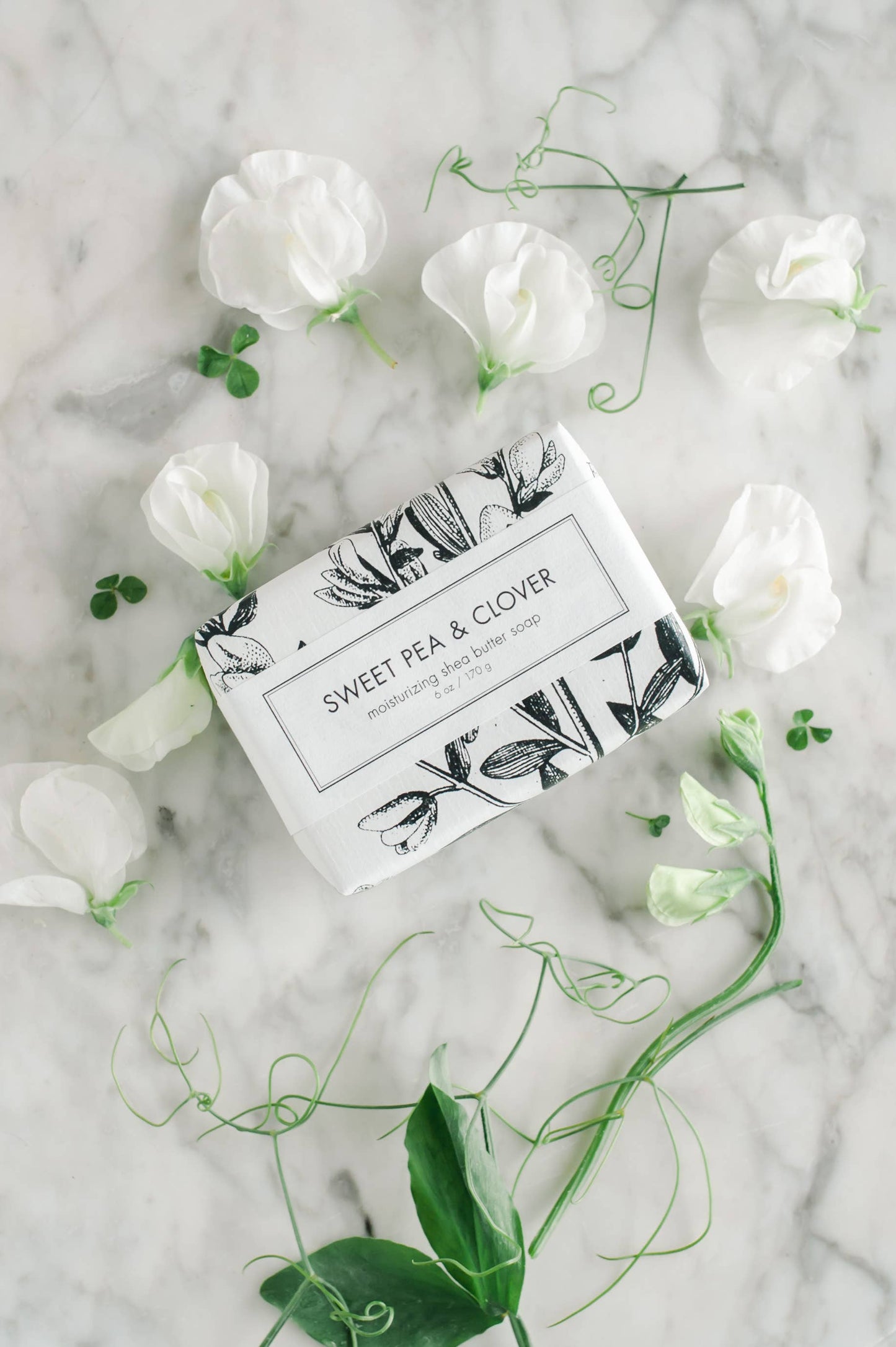 Sweet Pea & Clover Bath Bar