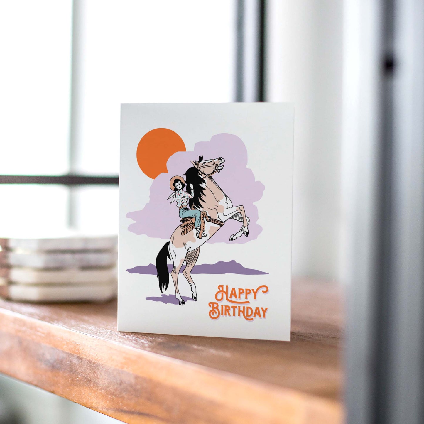 Cowgirl Birthday Card