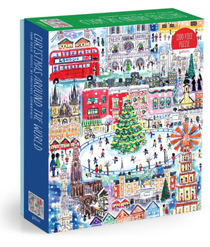 Michael Storrings Christmas Around the World 1500 Piece Puzzle