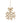 Gold Mistletoe Ornament