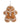 Gingerbread Man Bead Ornament