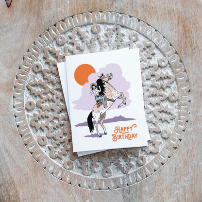 Cowgirl Birthday Card